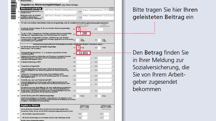 Wie Lange Habe Ich Als Witwe Steuerklasse 3 Riester-Rente: So füllen Sie die Steuererklärung richtig aus